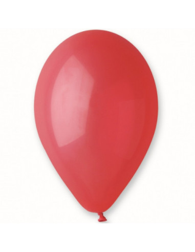 Balony jednobarwne matowe CZERWONE 50 szt.