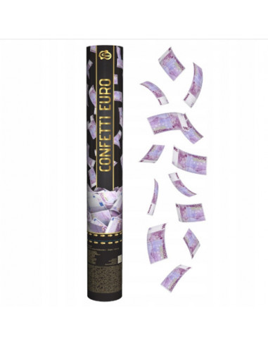 Konfetti strzelające pneumatyczne banknoty 500 euro