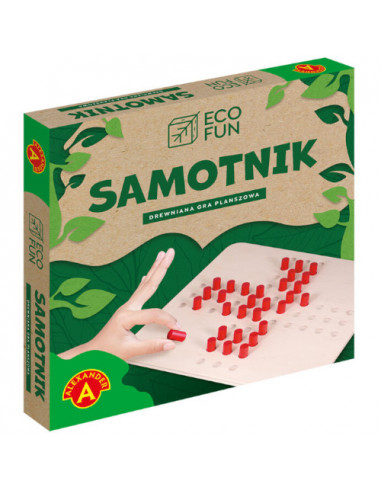 Gra logiczna ECO FUN - SAMOTNIK drewno Alexander