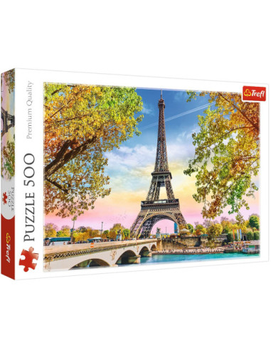 Puzzle "500"- Romantyczny Paryż Trefl