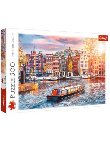 Puzzle "500" Amsterdam, Holandia Trefl