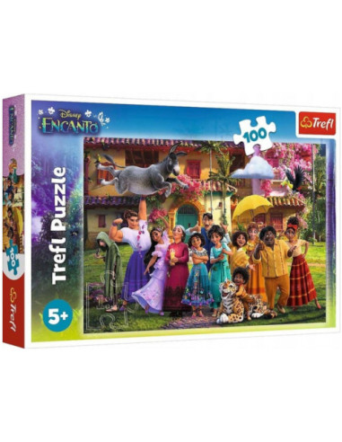 Puzzle "100" Magia czeka w Encanto Trefl