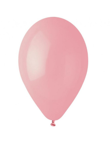 Balony jednobarwne G90 pastel jasno różowe 100 szt.