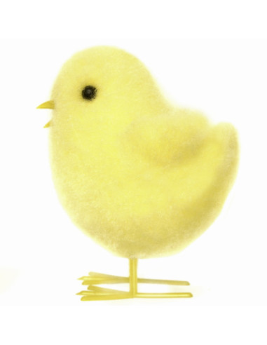 Dekoracja figurka kurczaczek deco 7,5 cm żółty