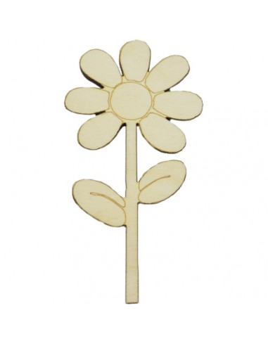 Drewniany dekor Kwiat 10cm dzień kobiet prezent