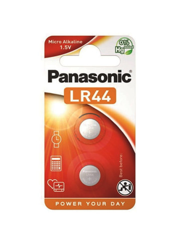 Baterie PANASONIC LR44 2 szt. mikro alkaiczne 1.5V
