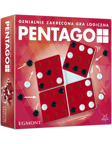 Gra logiczna 5 w linii towarzyska Pentago Egmont