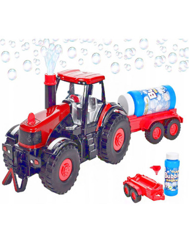 Bańki mydlane jeżdżący Traktor do baniek puszczający bańki