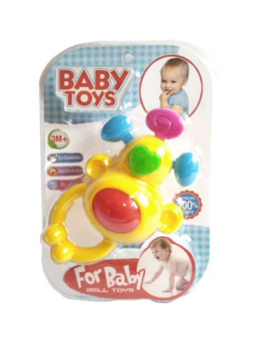 Grzechotka dziecięca plastikowa Baby Toys 3m+
