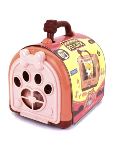 Zabawka Piesek z akcesoriami w kuferku różowy
