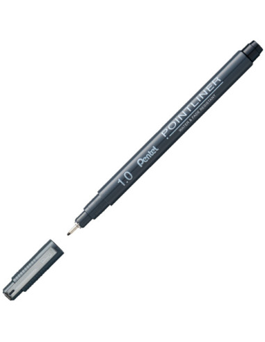 Cienkopis kalibrowany PENTEL POINTLINER 1mm czarny