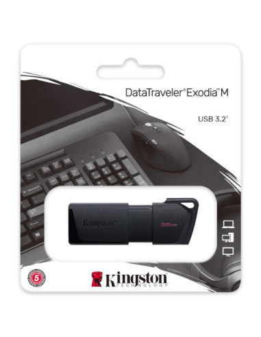 Pendrive USB 3,2 128GB KINGSTON DT EXODIA