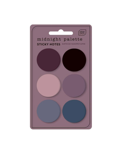 Karteczki samoprzylepne okrągłe kształty Palette