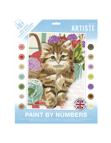 Duży zestaw do malowania po numerach- Cute Kitten