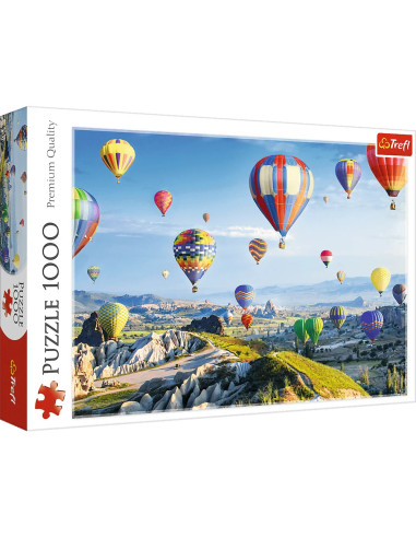 Puzzle krajobraz balony 1000 Widok na Kapadocję Trefl