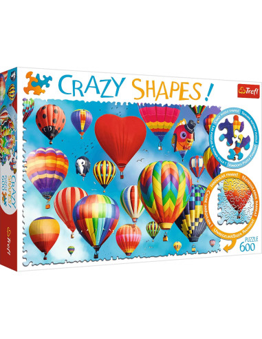 Puzzle 600 Crazy Shapes Kolorowe balony
