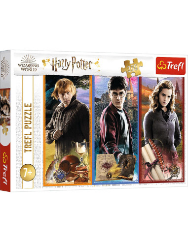 Puzzle 200 W świecie magii i czarów Harry Potter Trefl