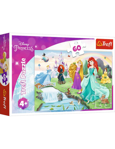 Puzzle 60 Poznaj Księżniczki Disney Princess Trefl