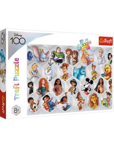 Puzzle 300 Magia Disney postaci z bajek Trefl