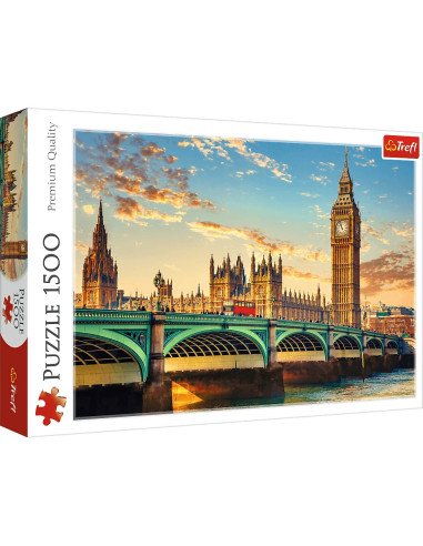 Puzzle tradycyjne 1500 Londyn, Wielka Brytania Trefl