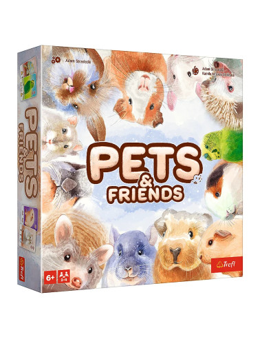 Gra rodzinna karciana Pets & Friends Trefl