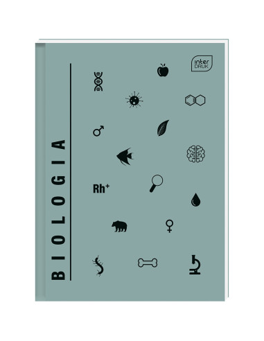 Brulion tematyczny A5 80k kratka BIOLOGIA INT