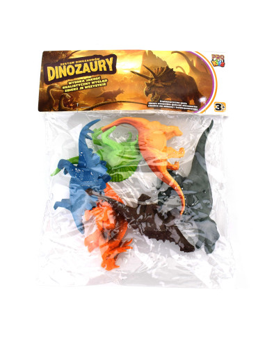 Zabawka zestaw Dinozaurów dinozaur 6szt. ProKids