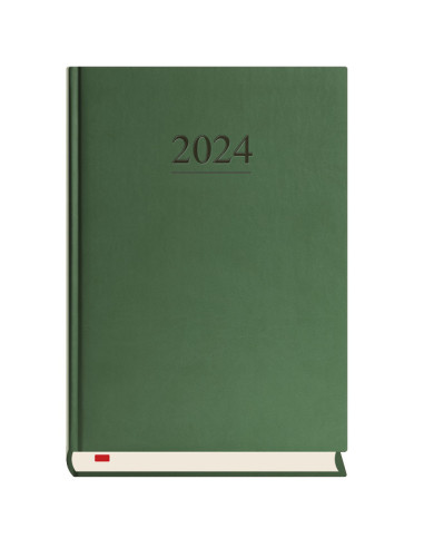 Terminarz kalendarz dzienny A5 MENADŻERA 2024 zielony