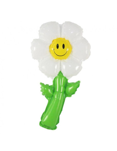Balon foliowy 15" FX Kwiatek stokrotka 19x38 cm ozdobny dekoracyjny wiosna