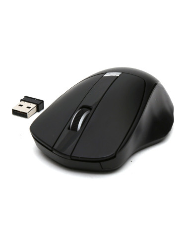 Mysz OMEGA bezprzewodowa USB wireless czarna myszka komputerowa
