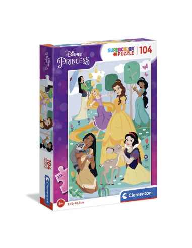 PUZZLE 104 elementy Disney Princess Księżniczki CLEMENTONI