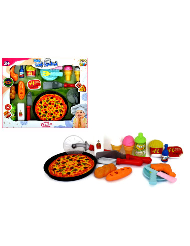 Zabawka zestaw Pizza z dodatkami Pro Kids