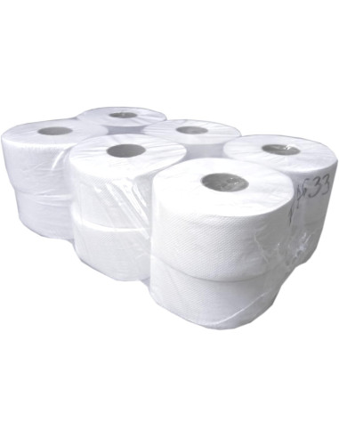 Papier toaletowy duża rolka 12szt. BIG ROLA 2 warstwy biały zapas