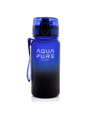 Bidon butelka Aqua Pure Astra 400ml blue/black