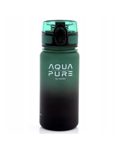 Bidon butelka Aqua Pure Astra 400ml green/black