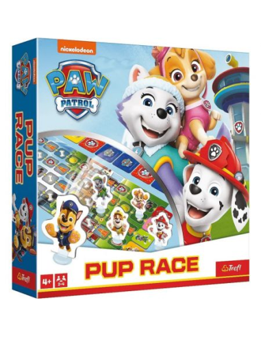 Gra Pup race Wyścig piesków Psi Patrol Trefl