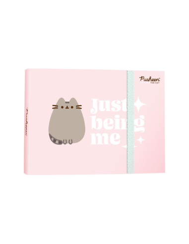 Notes na spirali zamykany na gumkę Pusheen