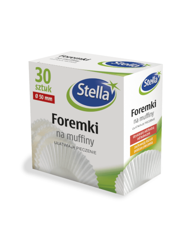 Foremki muffinki papilotki papierowe 30szt.