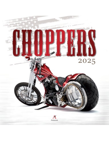 Kalendarz ścienny wiszący CHOPPERS 33x33cm motocykle