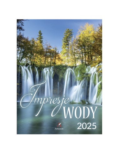 Kalendarz B4 IMPRESJE WODY widokowy 2025 ścienny