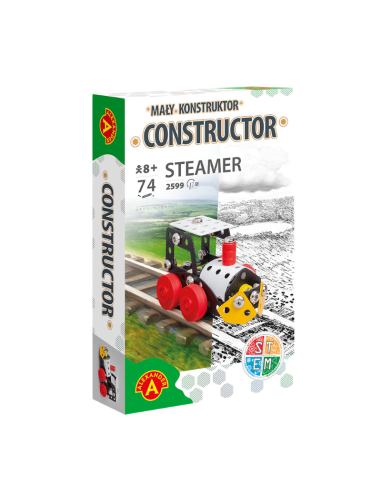 Klocki MAŁY KONSTRUKTOR - Steamer parowóz