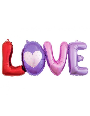 Balon foliowy litery LOVE 74x29cm