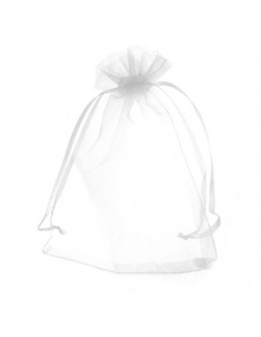 Torebka z organzy SO-34-03 białe 20x30 cm