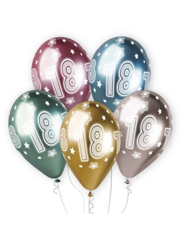 Balony 18-stka Shiny Premium 5szt