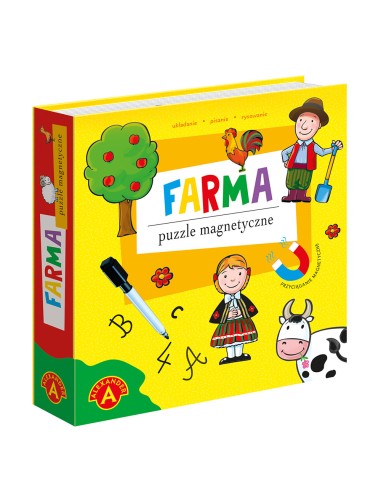 Puzzle magnetyczne układanka- Farma