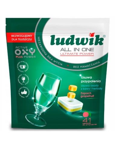 Kapsułki do zmywarki Ludwik 41szt ALL IN ONE