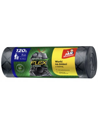 Worki na śmieci LD Magnum Flex 120l 8szt.
