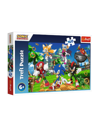 Puzzle 160 elementów Sonic i przyjaciele Trefl